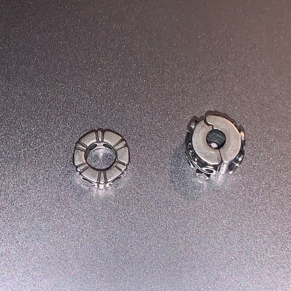 Silver pandora charms